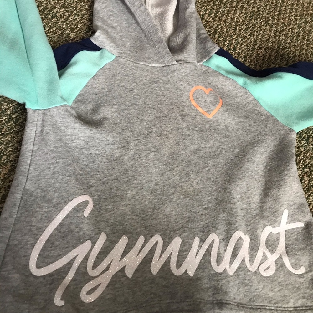 Justice Gymnast Cropped Hoodie